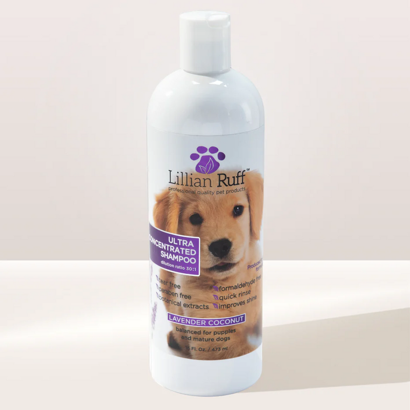 Lillian Ruff Ultra Concentrated Dog Shampoo – Deep Clean, 30:1 Dilution Ratio 16oz