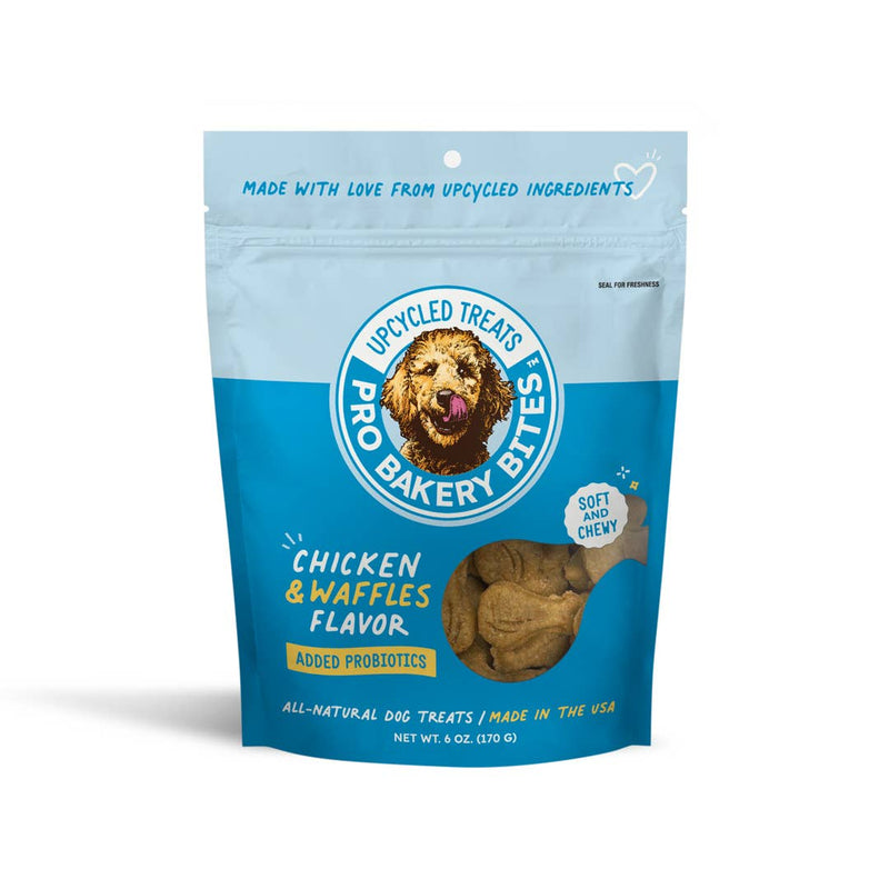 Pro Bakery Bites – Chicken & Waffles Brunch Bites 🧇🍗 | Soft Dog Treats with Maple Flavor & Probiotics – 6 oz