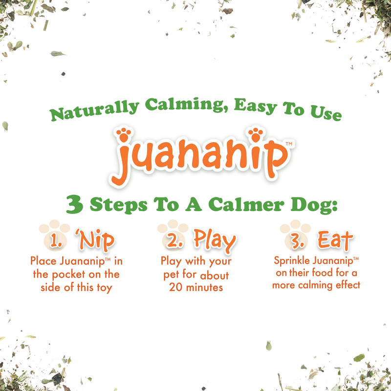 Juananip™ Refill Bottle – Organic Dog-Safe Catnip for Calming and Play by Doggijuana