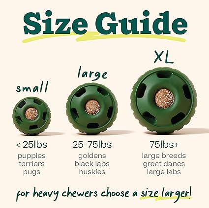 WOOF Pupsicle – Green | Refillable Treat Toy for Dogs - SMALL | BEST SELLER