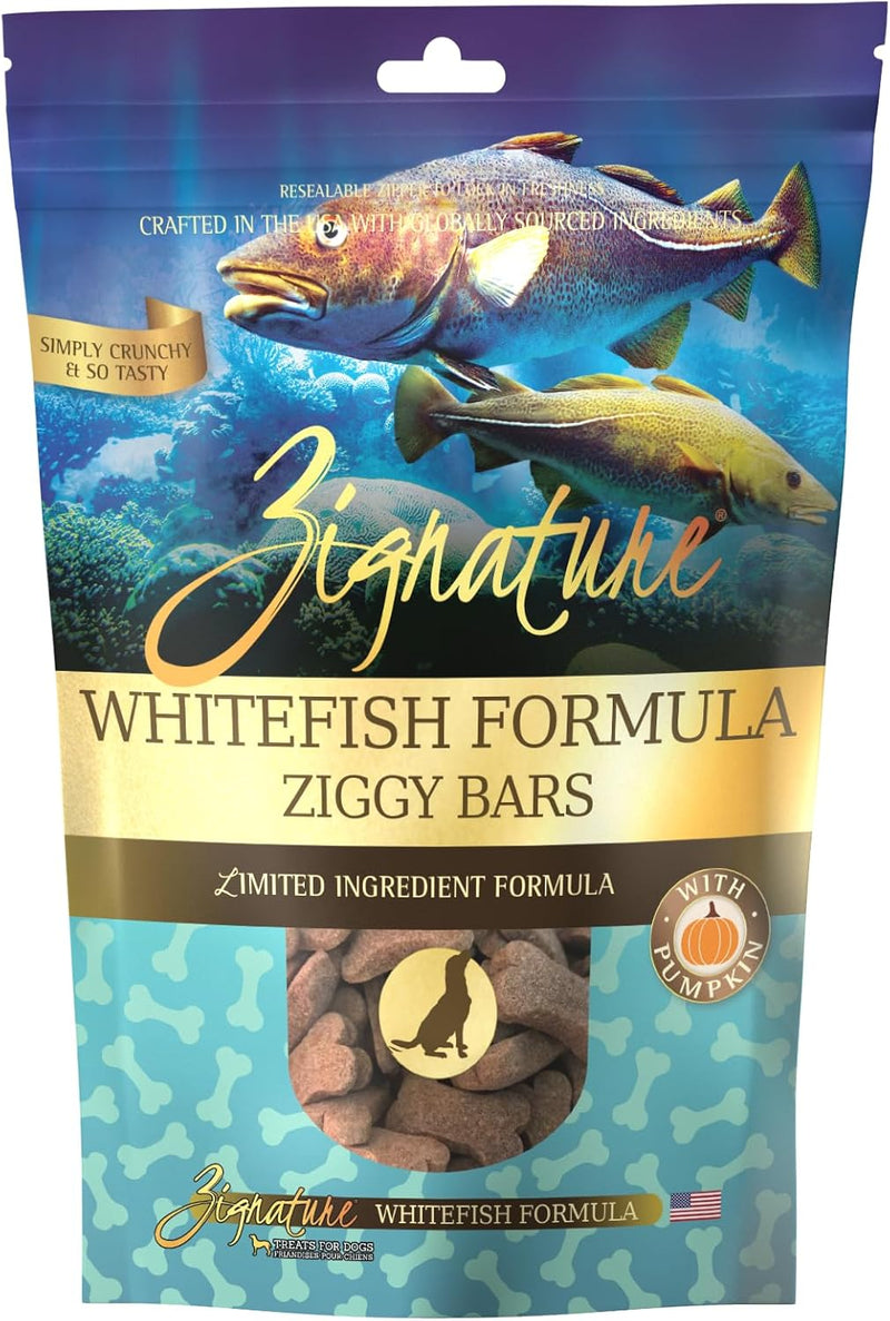 Zignature Whitefish Biscuit Dog Treats - 12 oz | Limited Ingredient, Grain-Free