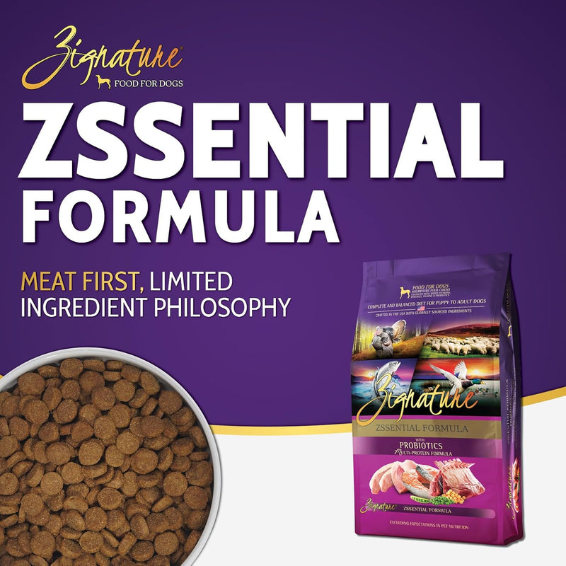 Zignature Zssential Limited Ingredient Dog Food 12.5lb | Multi-Protein & Grain-Free