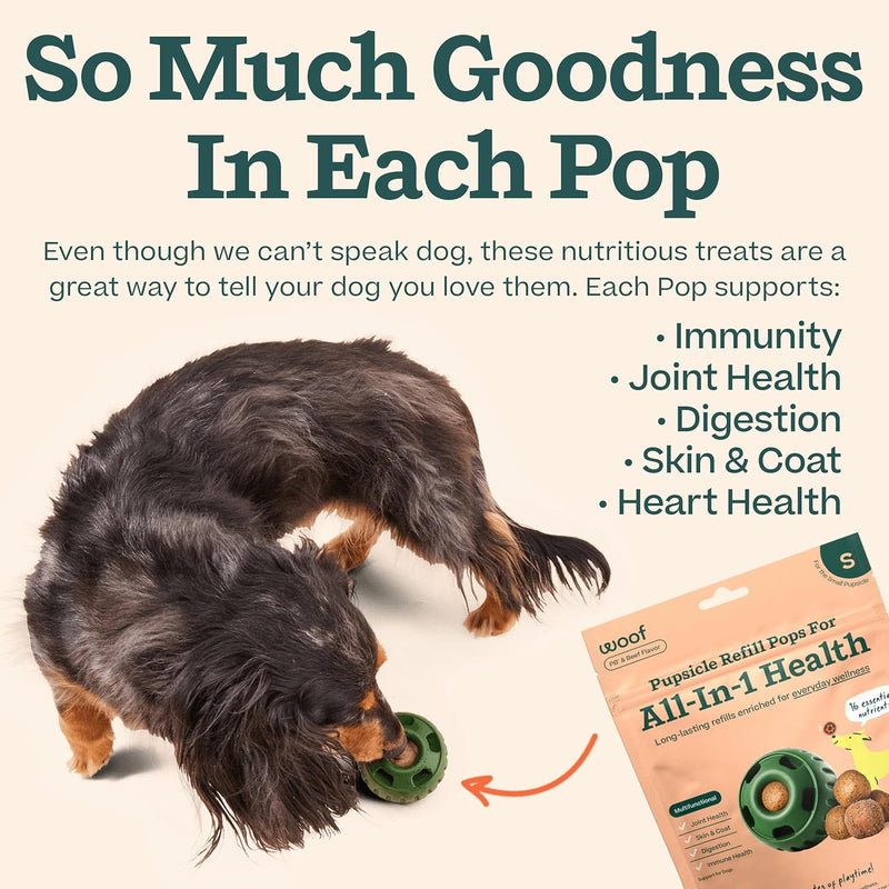 WOOF D Pop All1  | Grain-Free Air-Dried Dog Treats - Small 6oz
