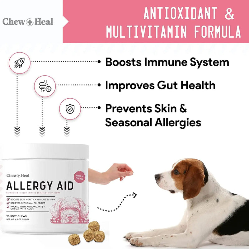 Allergy Chews with Antioxidants - American PuppyChew + Heal