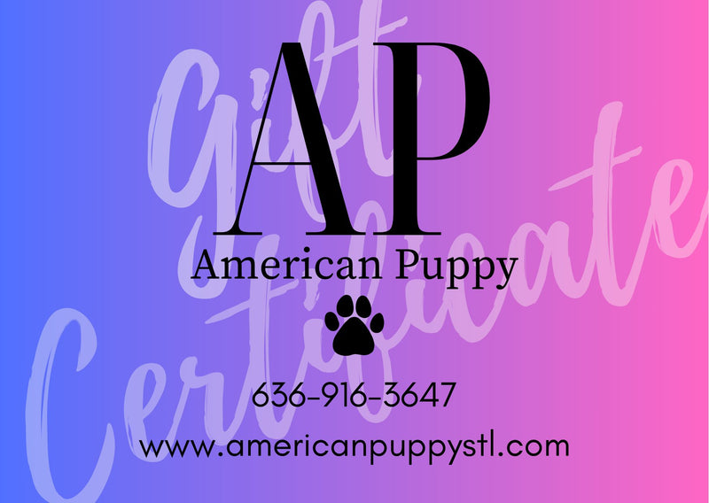 American Puppy Gift Card - American Puppy Pet BoutiqueAmerican Puppy