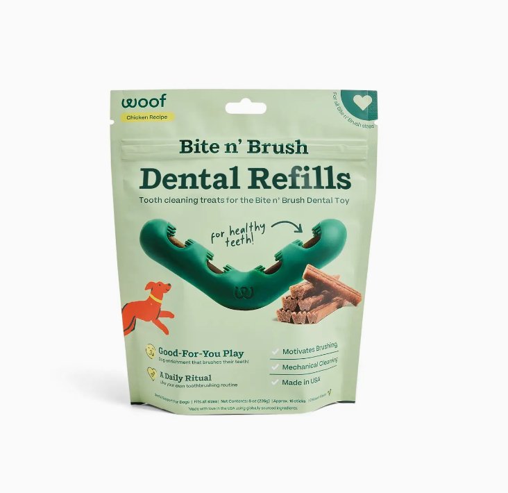 Bite N' Brush Dental Refills - American PuppyWoof