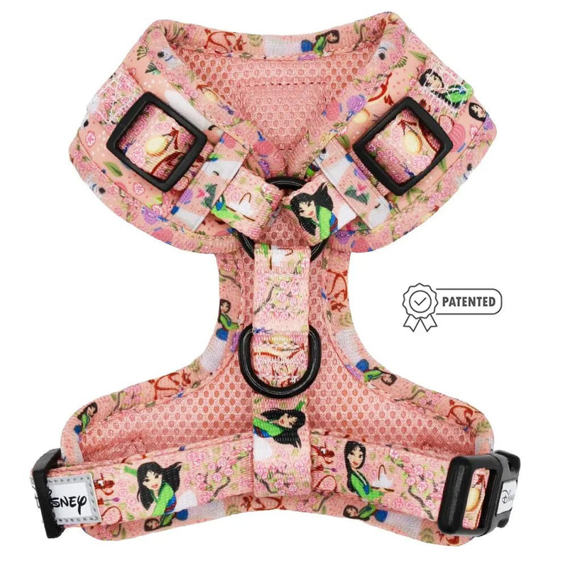 Dog Adjustable Harness - Disney's Mulan - American PuppySassy Woof