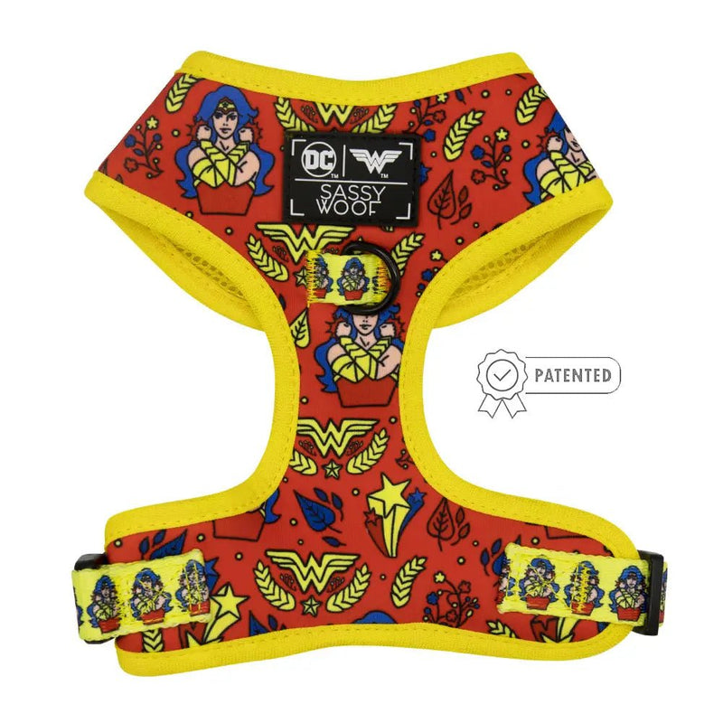 Dog Adjustable Harness - Wonder Woman™ - American PuppySassy Woof