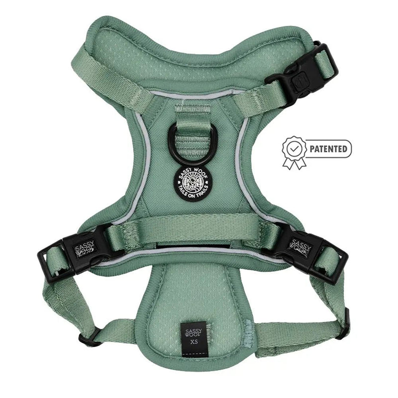 Dog Step - in Harness - Sage - American PuppySassy Woof