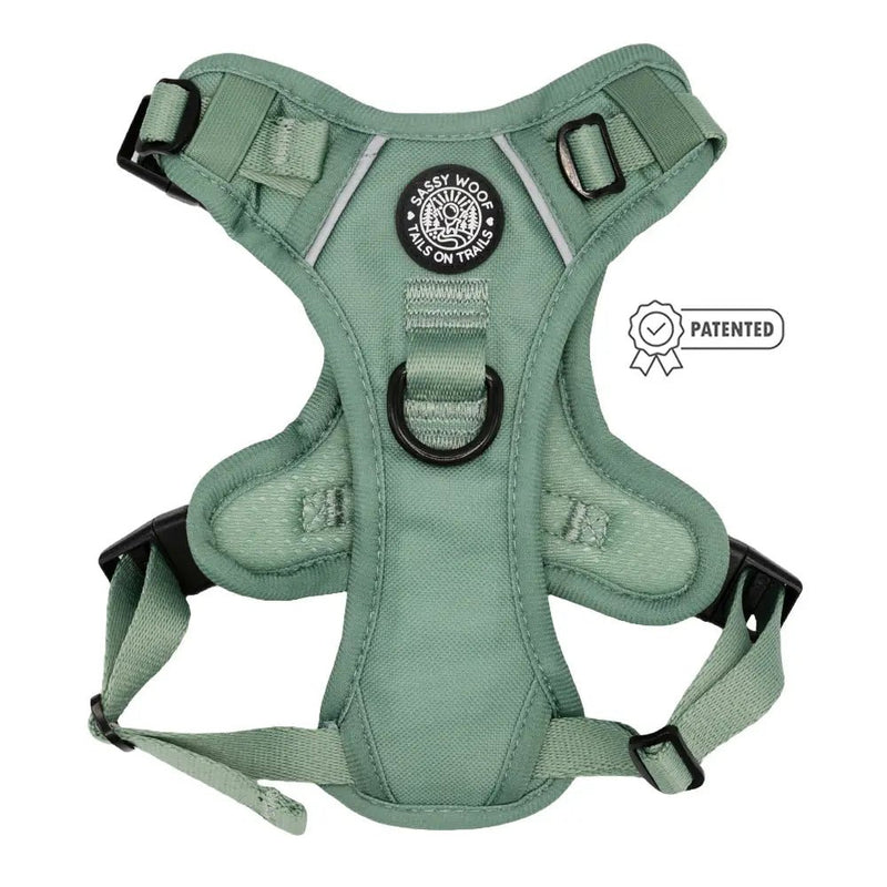 Dog Step - in Harness - Sage - American PuppySassy Woof