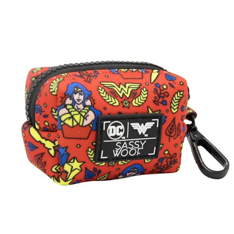 Dog Waste Bag Holder - Wonder Woman™ - American PuppySassy Woof