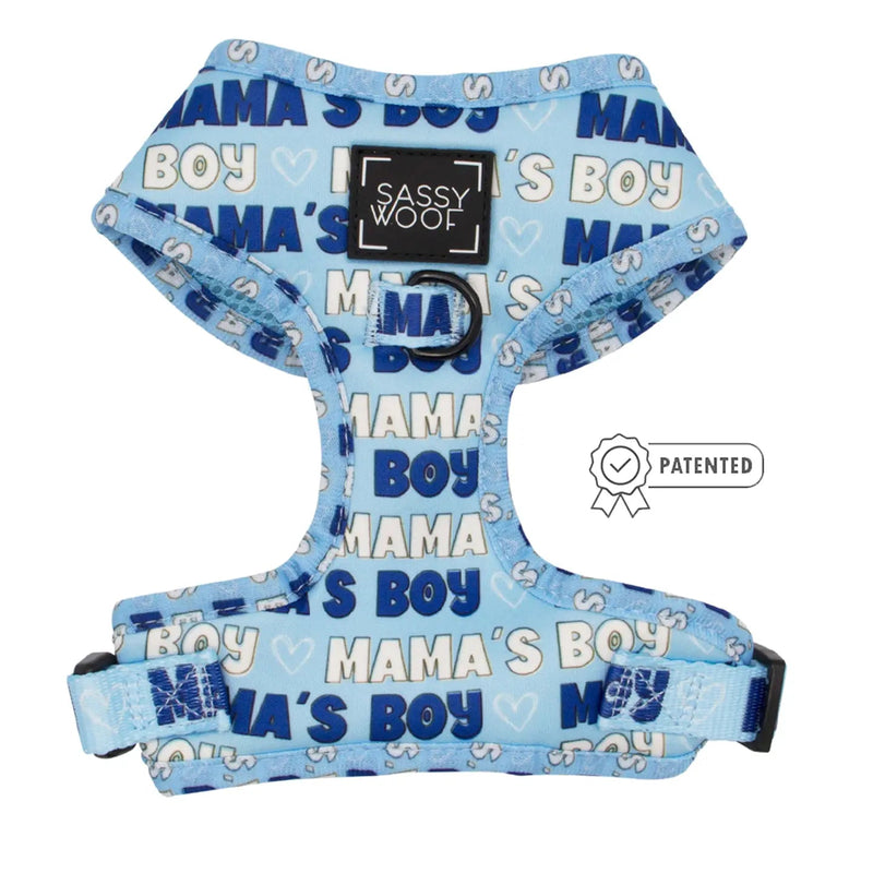 Mama's Boy - Dog Adjustable Harness - American Puppy Pet BoutiqueSassy Woof