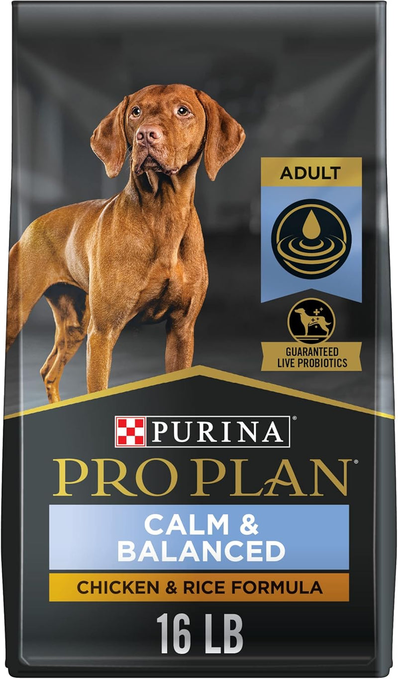 Purina Pro Plan Calm & Balanced Chicken & Rice Calming Dog Dry Food 16 lb - American PuppyPurina