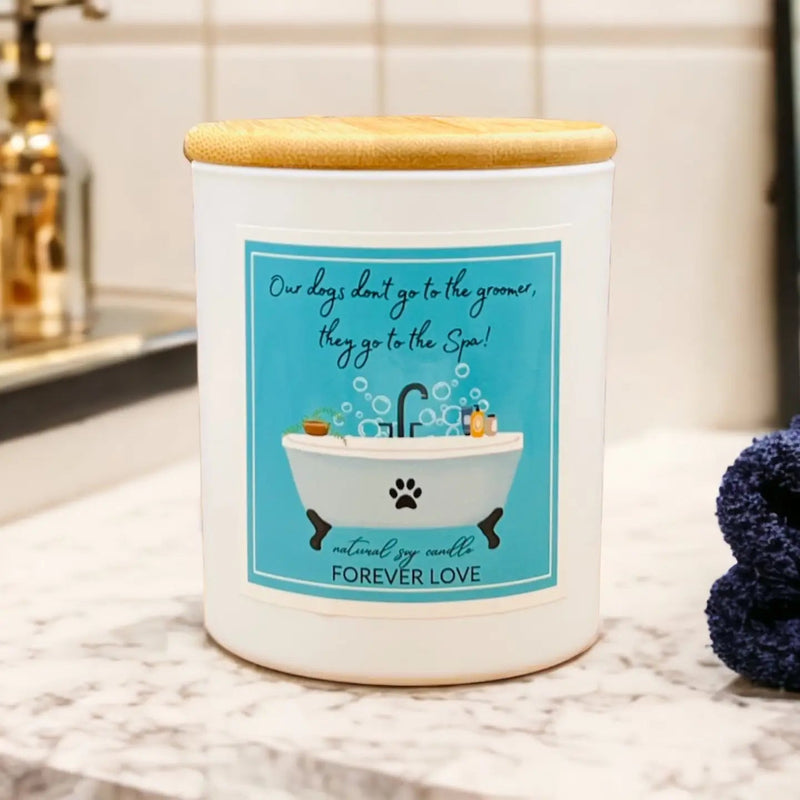 Spa Day Candle - American PuppyThe Black Dog Candle Shoppe