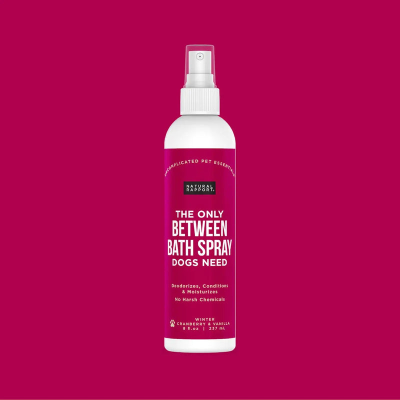 The Only Between Bath Spray Dogs Need - Cranberry & Vanilla - American Puppy Pet BoutiqueNational Rapport