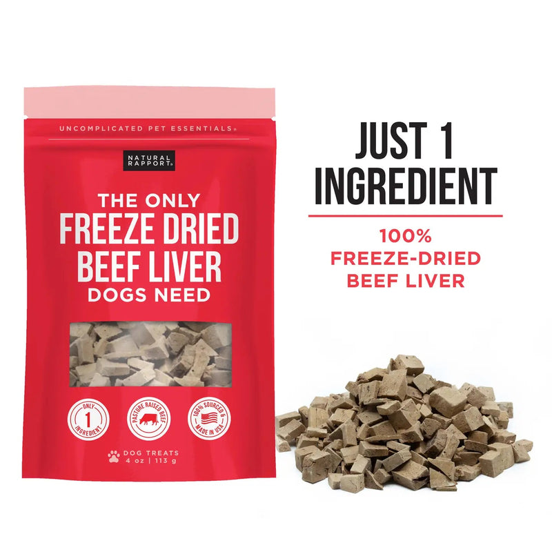 The Only Freeze Dried Beef Liver Dogs Need - American PuppyNatural Rapport