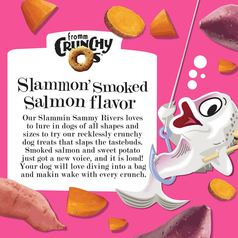 Fromm Crunchy Os Slammon' Smoked Salmon Dog Treats Salmon - 26oz