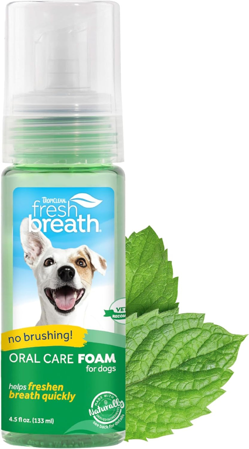 Tropiclean Fresh Breath Mint Foam 4.5 ounce - American PuppyTropiclean